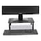 Mind Reader Adjustable Rectangular Monitor Stand, 14in x 9in x 3.25in to 5.25in, Black, Supports 44 lbs 4LEGMET-BLK - alternate 5