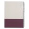Tru Red Wirebound Hardcover Notebook, 1-Subject, Narrow Rule, Gray/Purple Cover, (80) 9.5 x 6.5 Sheets TR55742 - alternate 4