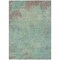 Homeroots 3' X 5' Pale Aqua And Taupe Abstract Washable Indoor Outdoor Area Rug 618454 - alternate 6