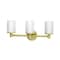 Gatco Latitude II Triple Sconce, Brushed Brass 1688 - alternate 1