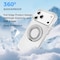 Alpha Digital iPhone 17 PRO Case w/ Magnetic Ring Stand- Full Protection, Soft Flex -360 shockproof IP17PR-CLEAR - alternate 7