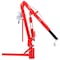Wrightmaster 500LB Pickup Truck Hydraulic PWC Dock Jib Engine Hoist Crane - 2in Hitch Mount, Red ZR-S00077 - alternate 6