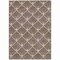 Homeroots 3' X 5' Brown And Beige Geometric Washable Indoor Outdoor Area Rug 594695 - alternate 5