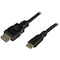 Startech.Com 1ft Mini HDMI to HDMI Cable Adapter 4K HDMIACMM1 - alternate 1