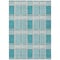 Homeroots 10' X 14' Teal Blue Gray And Ivory Plaid Washable Indoor Outdoor Area Rug 597594 - alternate 6