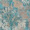 Homeroots 5' X 8' Teal Blue Ivory And Light Brown Damask Washable Indoor Outdoor Area Rug 596394 - alternate 8