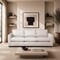 Manhattan Comfort Cleo 96 in Upholstered Sofa in Cream SF1632-CR - alternate 3