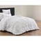 Homeroots White Twin Polyester 180 Thread Count Washable Down Comforter Set 528937 - alternate 5