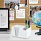 Acrimet Desktop Organizer Pencil, Pen, Paper, Clip, Caddy Holder (Plastic) (Paper Included) (White Color) 954.BO - alternate 6