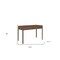 Homeroots 47" Brown Wood Computer Desk 554202 - alternate 4