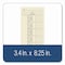 Adams Business Forms Time Cards for Acroprint, Amano and Lathem Time Clocks, Two Sides, 3.4in x 8.25in, 200PK 9660-200 - alternate 4