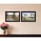 Homeroots Set Of Two The Road Home 2 Black Framed Print Wall Art, 2PK 406173 - alternate 3