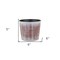 Homeroots 6in Brown and Ivory Textural Tone On Tone Recycled Plastic Indoor Outdoor Round Pot Planter 488231 - alternate 3
