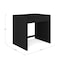 Martha Stewart Kayden Home Office Modular Single-Drawer Desk in Black w/Oil Rubbed Bronze Hardware NAN-FY-23042-TB-BK-BK-MS - alternate 9
