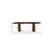 Homeroots 94" Bronze Glass Double Pedestal Base Dining Table 722448 - alternate 4