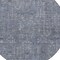 Homeroots 8' Navy Blue And Gray Round Southwestern Washable Indoor Outdoor Area Rug 587040 - alternate 8