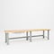 Pucel Hardwood Top Hydraulic Bench, 30 in W x 120 in D x 29 in-41 in H, Light Blue HBW-30120-E12 - alternate 1