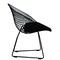 Homeroots 32" Black Lounge Chair 520670 - alternate 3