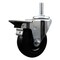 Service Caster 4 Inch Hard Rubber Wheel Swivel 34 Inch Threaded Stem Caster with Brake SCC SCC-TS20S414-HRS-PLB-34212 - alternate 1