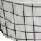 Homeroots Set Of Three Black Oval Wire Baskets with White Fabric Liners and Handles 379831 - alternate 6