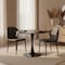 Leisuremod Bristol Round MDF Dining Table - Pedestal Base Kitchen Table, Modern Style BTBL-B27BLMT - alternate 6