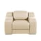 Homeroots 41" Beige Italian Leather Wall Hugger Recliner With USB 634543 - alternate 7