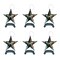 Homeroots Set of Six Star Shaped Snowmen Joy Christmas Ornaments, 6PK 415576 - alternate 6