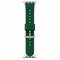 Elegani Waffle Rubber Watch Replacement Band Compatible with Apple Watch 38mm, Dark Green WFRBQR-DGRN-38mm - alternate 1