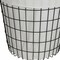 Homeroots White Fabric Lined Metal Laundry Type Basket With Handle 379817 - alternate 5