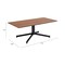 Homeroots 48" Brown and Black Wood and Steel Pedestal Coffee Table 556699 - alternate 9