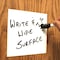 Flipside 4" x 4" White Dry Erase Stickables w/ Dry Erase Marker, 24PK 92244 - alternate 7