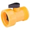 Landscapers Select Hose Shut-Off Valve, 3/4 in, Female, 1 -Port/Way, Plastic Body, Yellow GC5143L - alternate 1