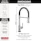 Delta Broderick Single-Handle Pull-Down Spring Kitchen Faucet with Touch2O Technology 9690T-DST - alternate 2