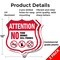 Signmission Property Shield Sign No Food No Drinks N, 12 inch X 12 inch, Plastic Sign, 2PK SHI-P-2PACK-12-455 - alternate 6