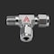 Arek Male Run Tee 1/4 in Tube OD X 1/4 in NPT SS 316 RL128 MRT _1/4 X 1/4 - alternate 1