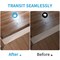 Wrightmaster 1.57 in. x 120 in. Waterproof Flexible Self-Adhesive Vinyl Transition Strip, Brown ZR-17951BN01 - alternate 7