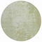 Homeroots 8' Linen Round Abstract Washable Indoor Outdoor Area Rug 608240 - alternate 4