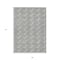 Homeroots 9' X 12' Gray And Ivory Geometric Washable Indoor Outdoor Area Rug 595005 - alternate 7
