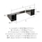 Amerock Blackrock Brushed Nickel Contemporary Pivoting Double Post Toilet Paper Holder BH36001G10 - alternate 4