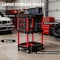 Wrightmaster 22.2 in. Tool Cart with 9 Storage Holes, 2 Side Shelves, 6 Removable Partitions, 2 Casters w/Brake ZOR-P412713 - alternate 3