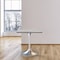Leisuremod Square 27.55 in W, 29.34 in L, Resin/Stainless Steel, White VT20BS-S27WMR - alternate 4