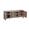 Homeroots 60in Oak Open Shelving TV Stand with Bookcase 568897 - alternate 6