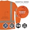 Ergodyne Hi-Vis Shirt, M, Orange, Long Sleeve 22153 - alternate 7
