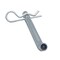 Mytee Products Steel Hitch Pin with Box End 1/2in x 4 7/8in Usable Length, with Clip, 50PK BoxPinx50 - alternate 4