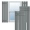 Ekena Millwork True Fit PVC Three Board Spaced Board-n-Batten Shutters, Ocean Swell, 17 1/8W x 32H, PR TFP101SBF17X032CH - alternate 1