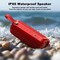 Bobtot Portable Bluetooth Speaker, Red, IPX6 Waterproof Speaker w/Bass, 15W, RGB, 15H Playtime, Dual 803784 - alternate 4