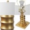 Jonathan Y Serena 63" Metal LED Floor Lamp, Gold Painting JYL4032A - alternate 3