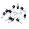 Deejay Led Ferrule Crimp Connector Style for 8 Gauge Wire BLACK insulator TBHCLAMP8BLACK - alternate 1