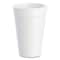 Dart Drink Foam Cups, 16 oz, White, PK500 16J165 - alternate 1
