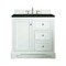 James Martin Vanities De Soto 36" Single Vanity, Bright White, w/ 3 CM Phantome Eclos Top 825-V36-BW-3PHT - alternate 1